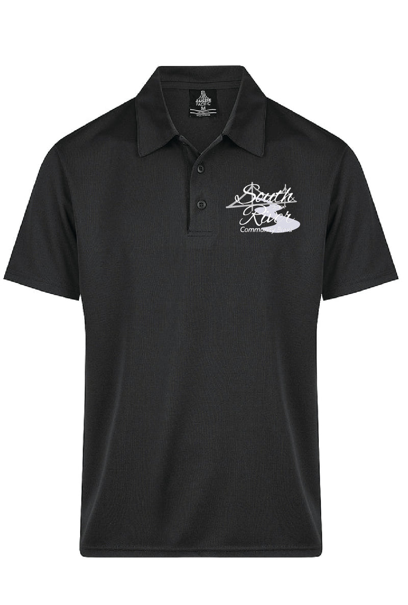 South of the River band short sleeve polo
