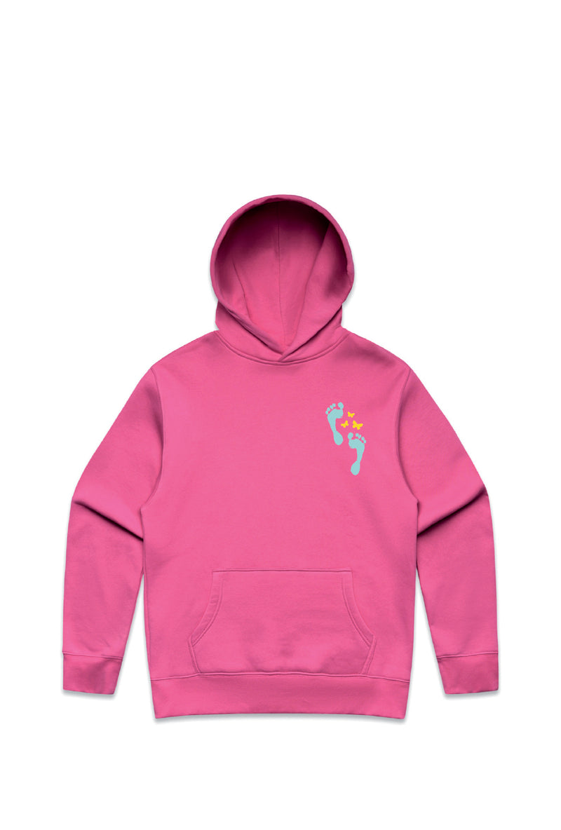 Small Steps 4 Hannah Charity Pink Relaxed Fit Hoodie