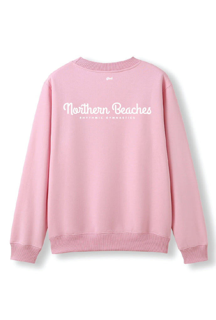 Northern Beaches RG- Baby Pink Crew Neck Jumper