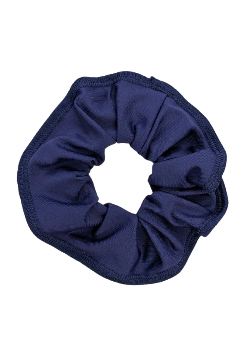 Navy Lycra Scrunchie