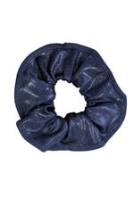 Navy Mystique Hair Scrunchie