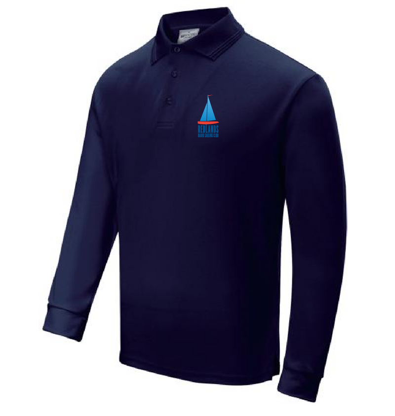 Redlands Radio Sailing Club Sun Smart Long Sleeve Polo Shirt