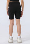 Praise Dance Company- Black Ref length Shorts