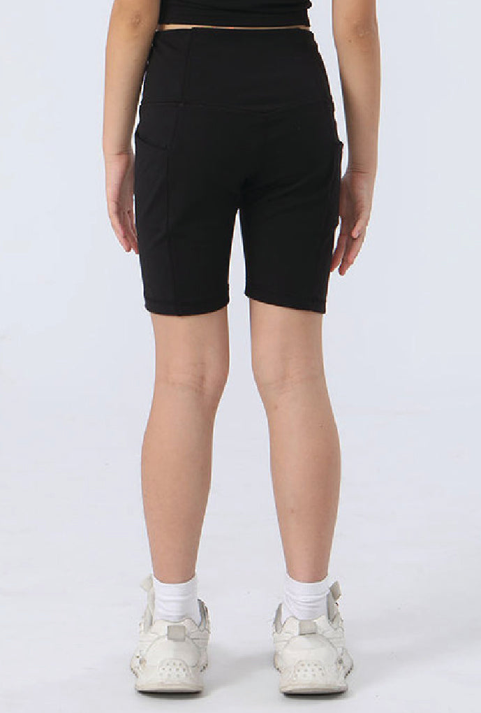 Praise Dance Company- Black Ref length Shorts