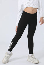 Praise Dance Company- Black Full Length Tights