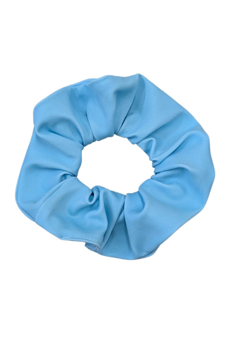 Pale Blue Lycra Scrunchie