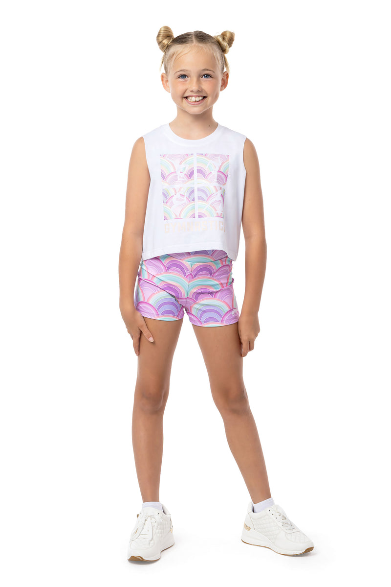 Rainbow Gymnastics- Cropped Singlet