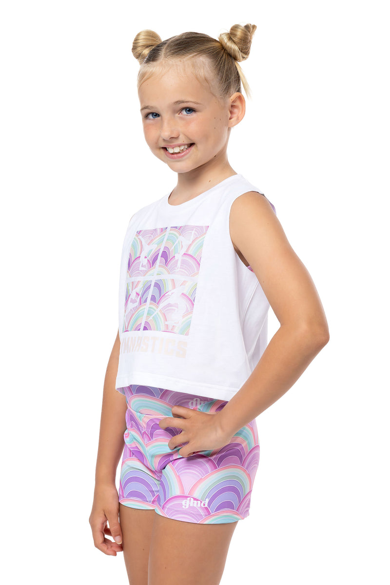 Rainbow Gymnastics- Cropped Singlet