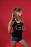 Luxe Gymnastics Sequin Singlet- Pink G