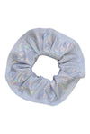 Silver Holographic Scrunchie