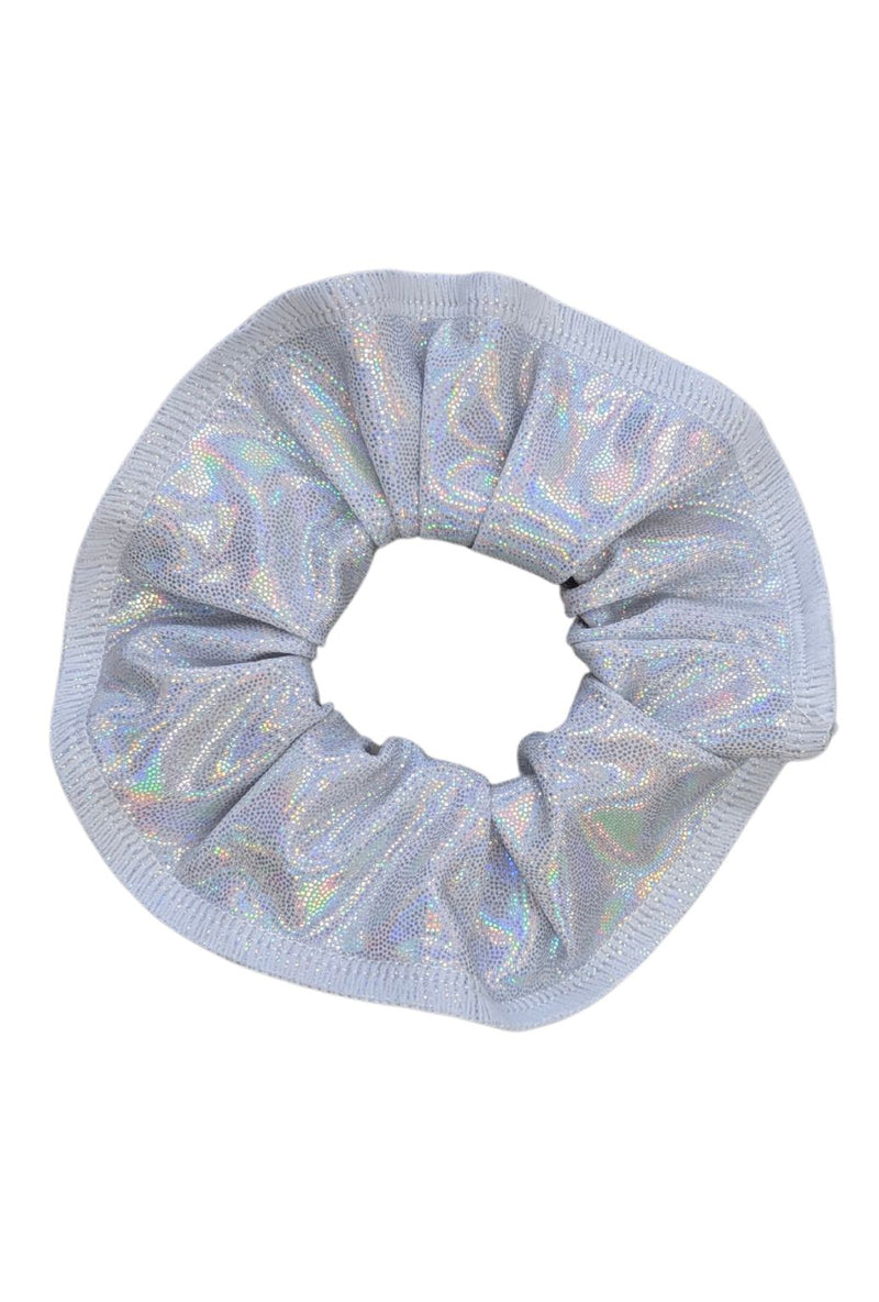 Silver Holographic Scrunchie