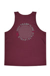 2023 Gym QLD Trampoline State Levels - Maroon Unisex Singlet