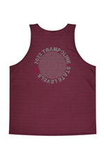 2023 Gym QLD Trampoline State Levels - Maroon Unisex Singlet