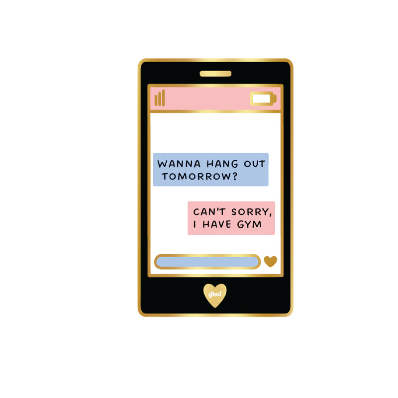 Sticker Die Cut- Gym Chat Iphone