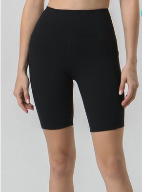 Luxe Black Ref Length Shorts