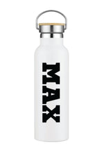 Personalised Thermo Double Wall Drink Bottle- Block print