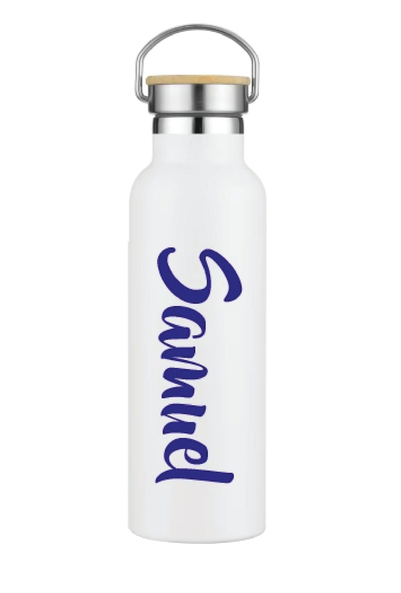 Personalised Thermo Double Wall Drink Bottle- Cursive
