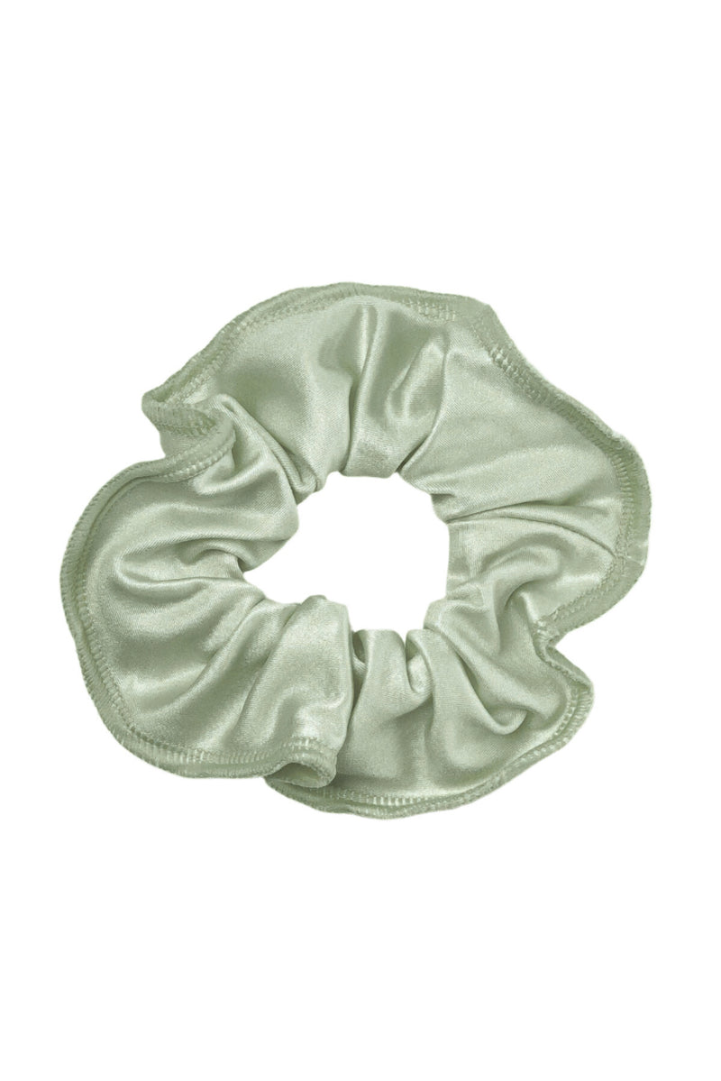 Olivine Metallic Lycra Scrunchie