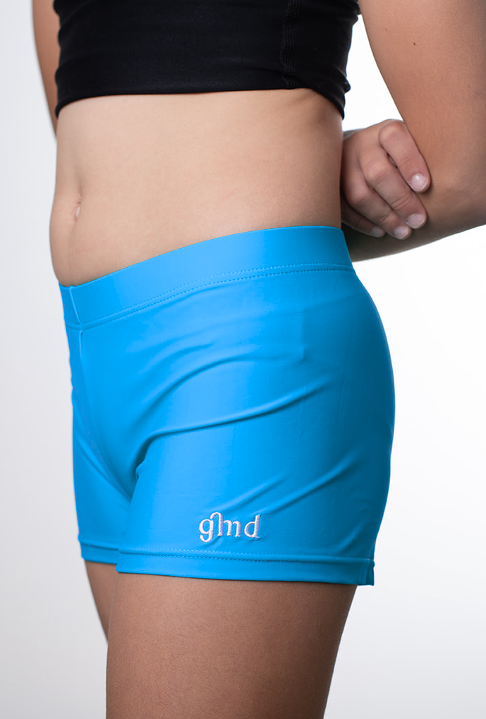 Aurora Blue Lycra Bike Pants