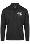 South of the River band long sleeve polo