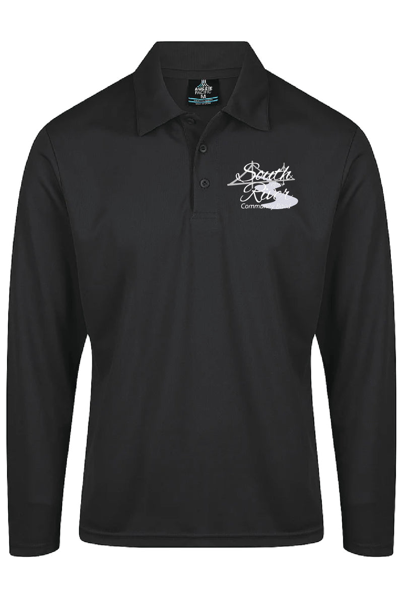 South of the River band long sleeve polo