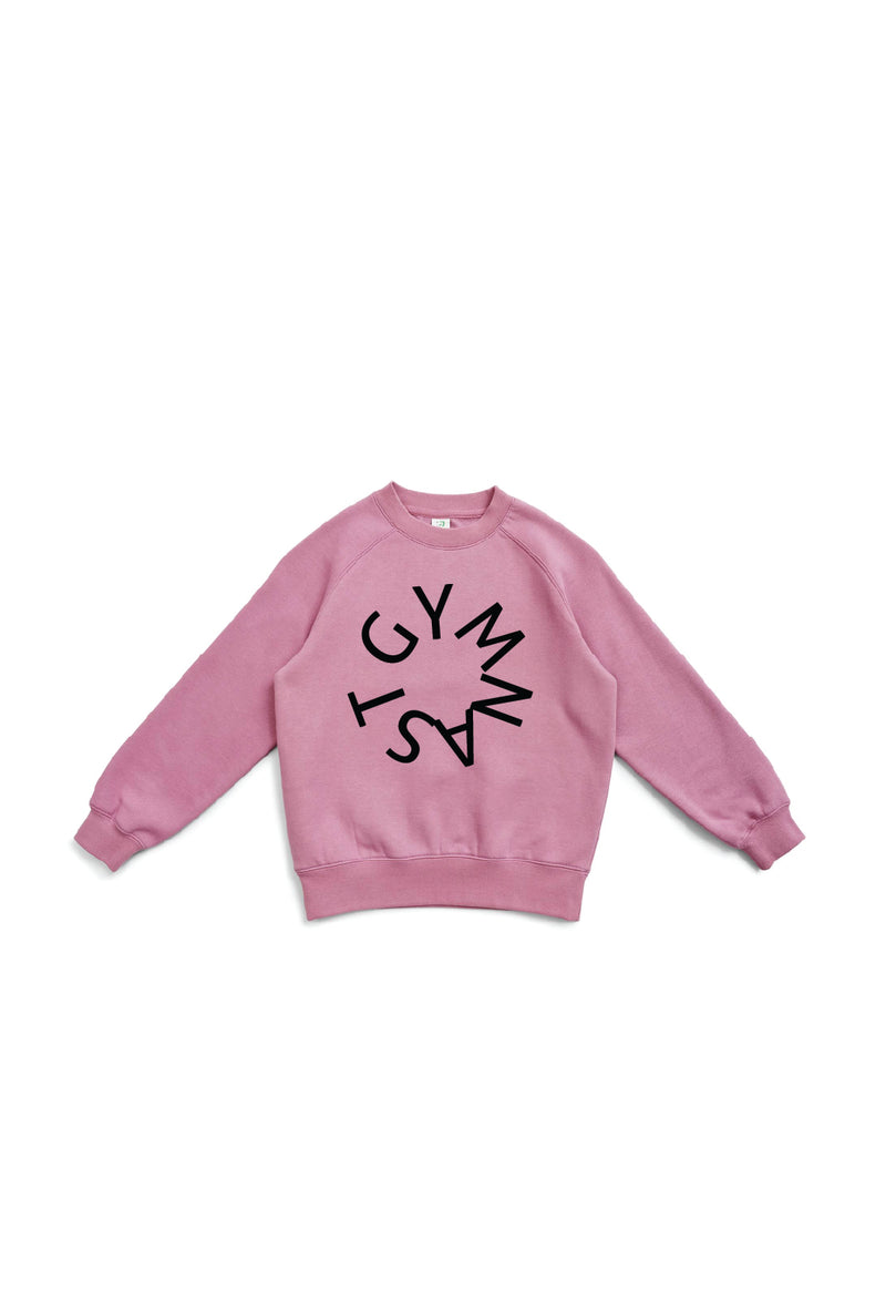 Gymnast Circle Print Crew Neck Jumper