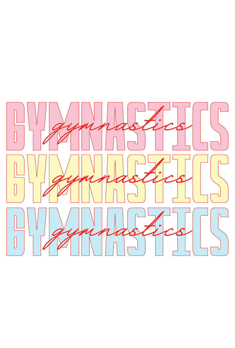 Tri Colour Gymnastics (Print Only)
