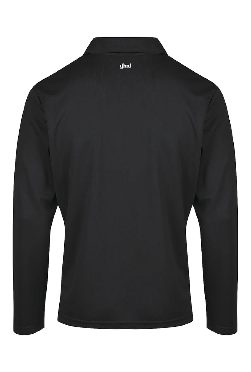 South of the River band long sleeve polo