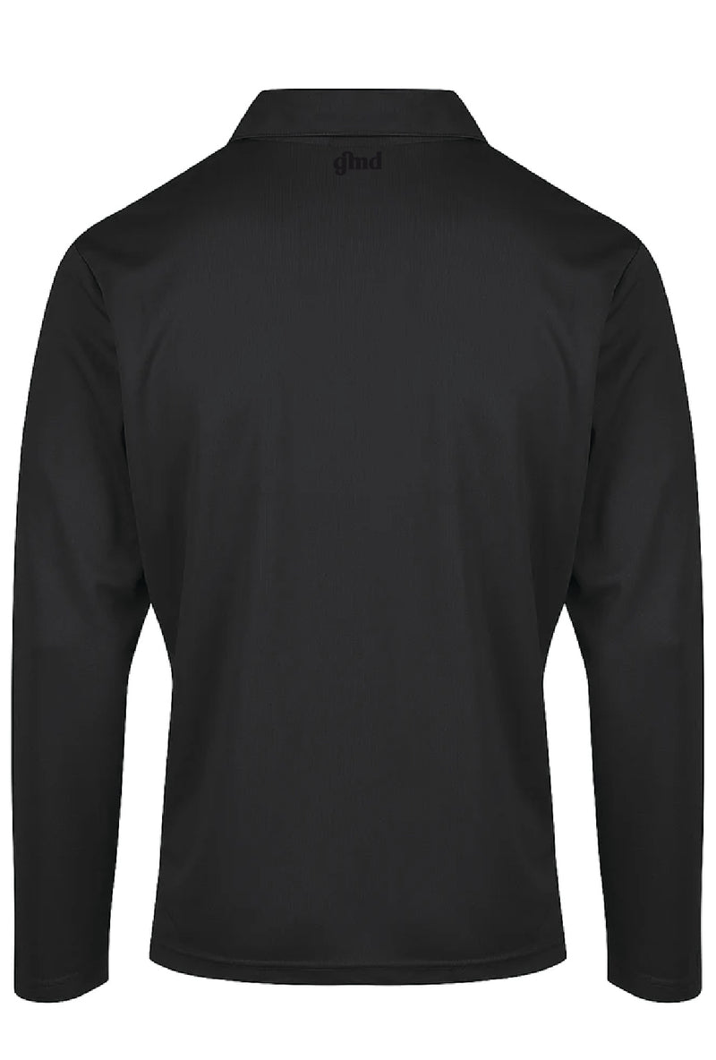 South of the River band long sleeve polo