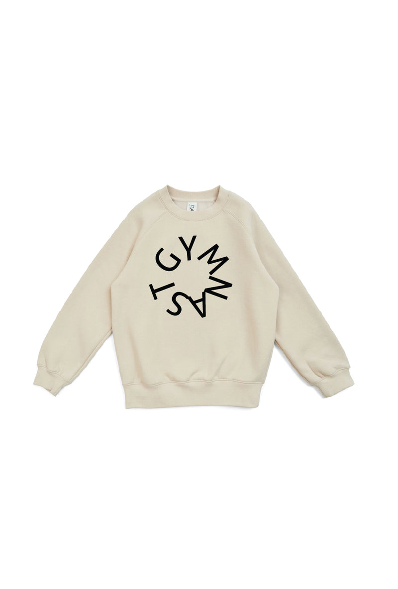 Gymnast Circle Print Crew Neck Jumper