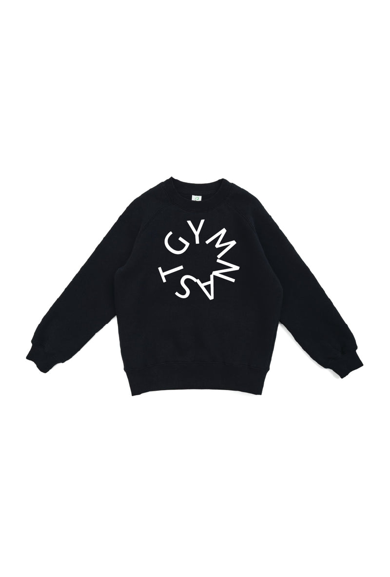Gymnast Circle Print Crew Neck Jumper