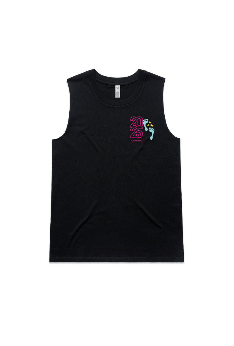 Small Steps 4 Hannah x Torian Pro 2025 Black Tank
