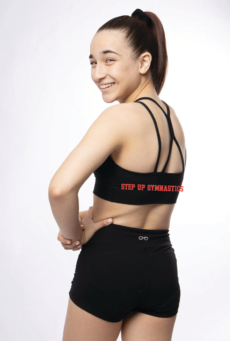 Step Up Gymnastics Luxe Black Shorts