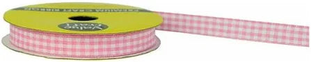 Pink Gingham Ribbons