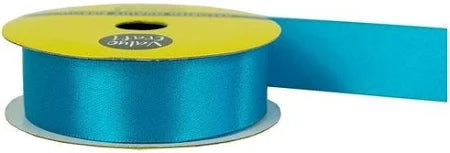 Turquoise Satin Ribbon Roll