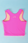 Hot Pink Lycra Crop Top