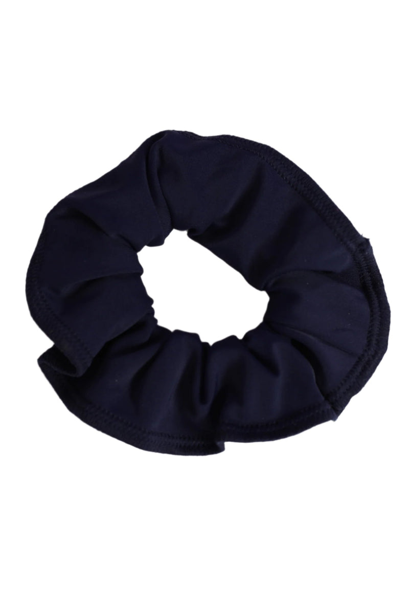 Navy Lycra Scrunchie