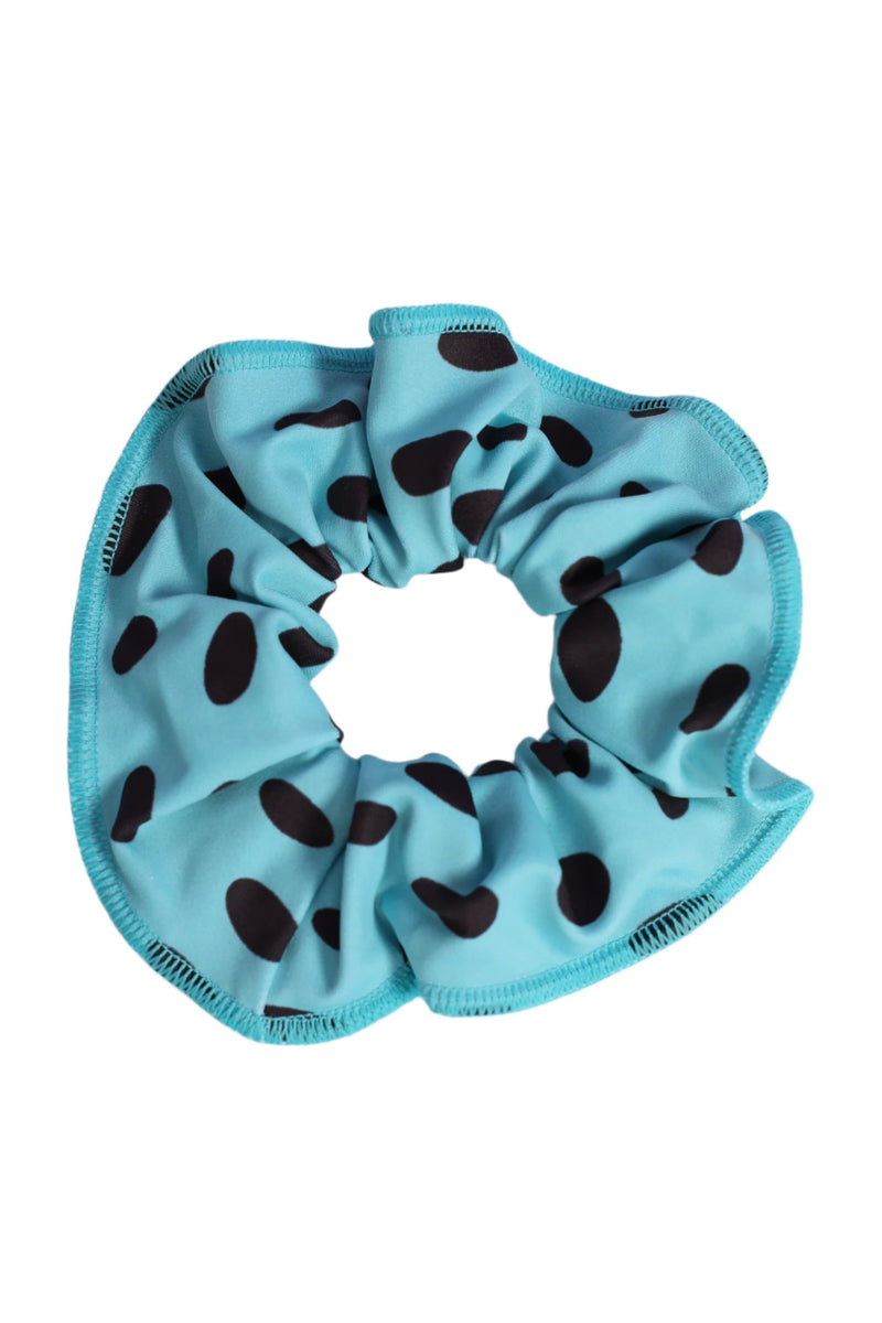 Teal Pitaya Lycra Scrunchie