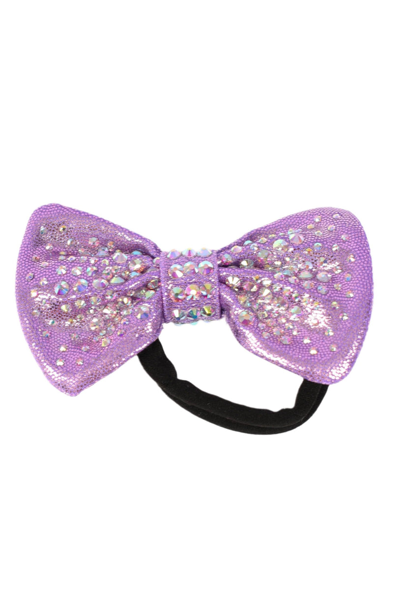 Lilac Mystique Crystal Hair Bow