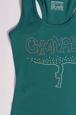 Teal Sequin Walkover Singlet