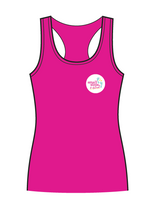SS4H ladies action back pink singlet