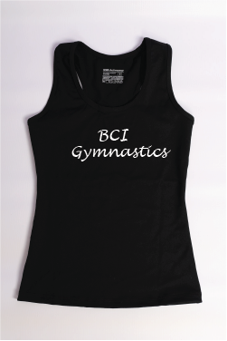 BCI Black Fitted Singlet