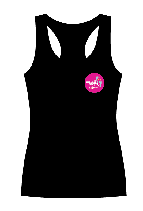 SS4H black racer back singlet