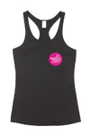 SS4H black T back singlet