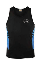 Canberra City Black Singlet