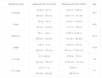 DRY Band Wristbands Size Chart, GMND Activewear Australia