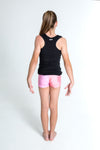 I Can & I will Pink Sequin Motivational Singlet for Children by GMD Activewear Australia