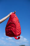 Red Quilted Sling Bag