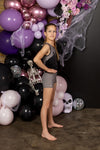 Steel Crystal Gymnast Shorts