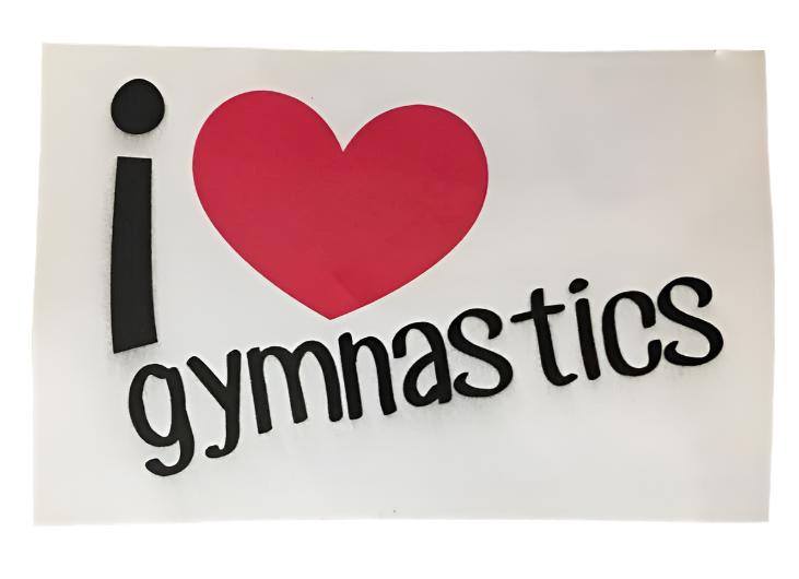 Sticker -  I heart Gymnastics - Original